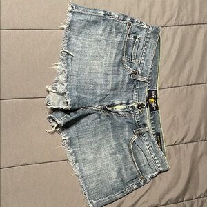 Lucky Brand Distressed Blue Denim Shorts